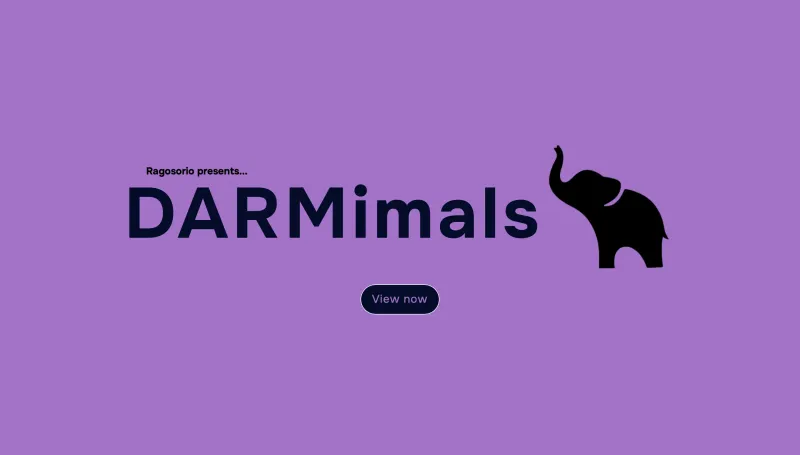 Captura de pantalla del proyecto DARMimals