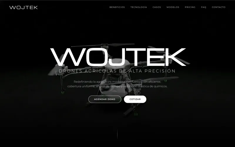 Screenshot of the Wojtek project
